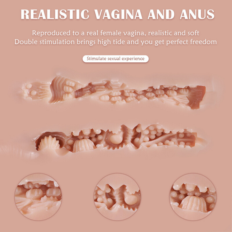 Muñeca Sexual De Tamaño Real Con Vagina Realista Y Ano; Masturbador Masculino Para Juguetes Sexuales Para Hombres